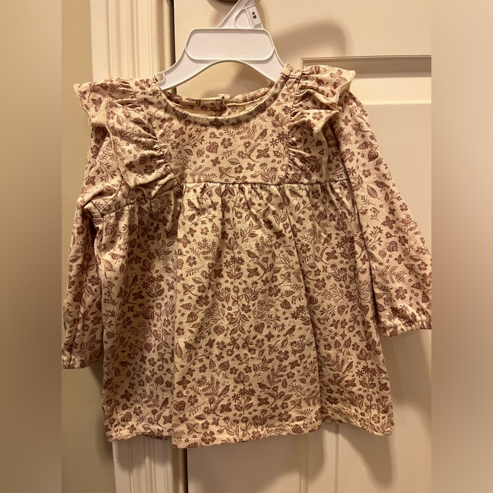 9-12M City Mouse dress with ruffles
